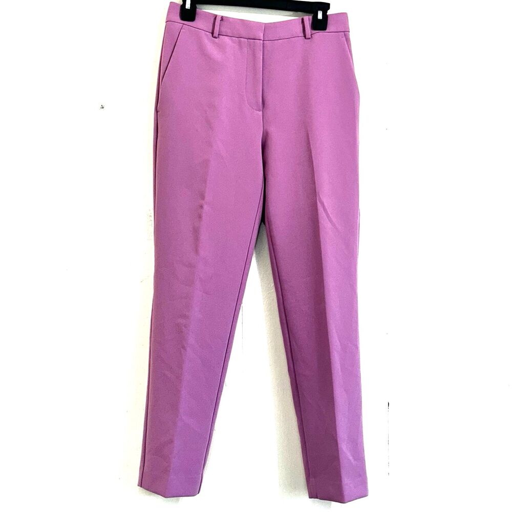 Ann Taylor The Eva Ankle Pants Size 2 Orchid Pink Tailored Trousers Pants
